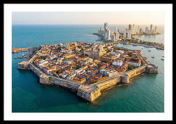 Cartagenas Walled City From Above