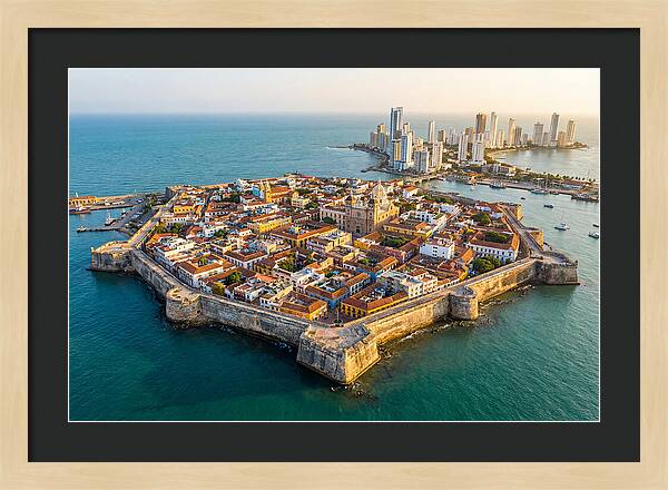 Cartagenas Walled City From Above