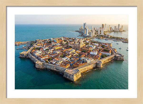 Cartagenas Walled City From Above