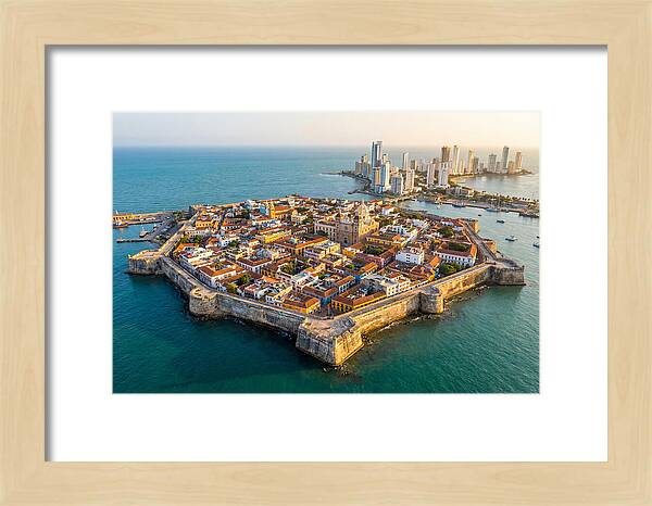 Cartagenas Walled City From Above
