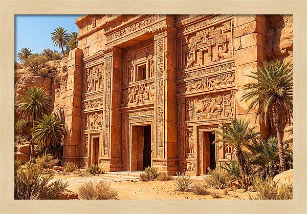 Carved Sandstone Facade