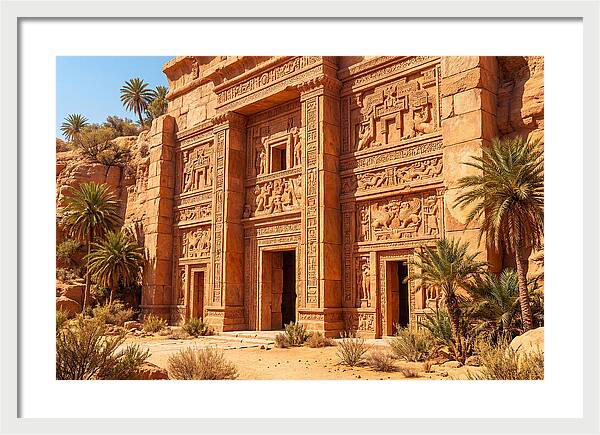 Carved Sandstone Facade