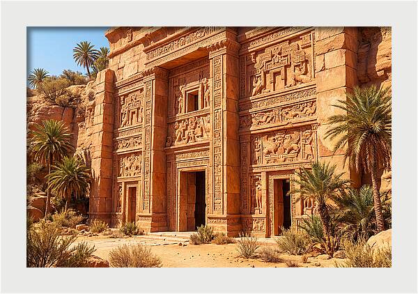 Carved Sandstone Facade
