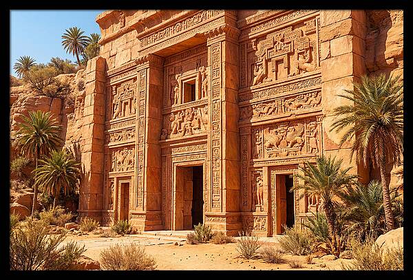 Carved Sandstone Facade