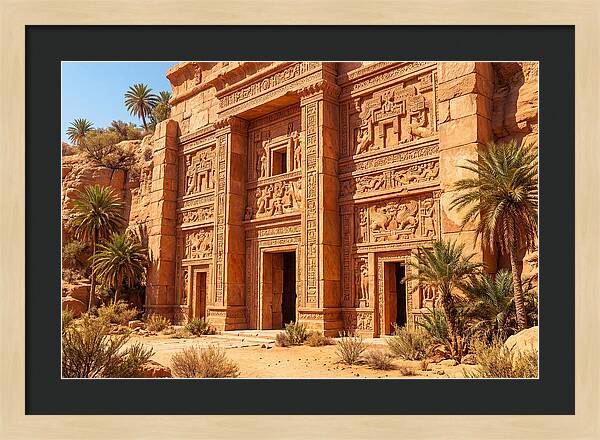 Carved Sandstone Facade