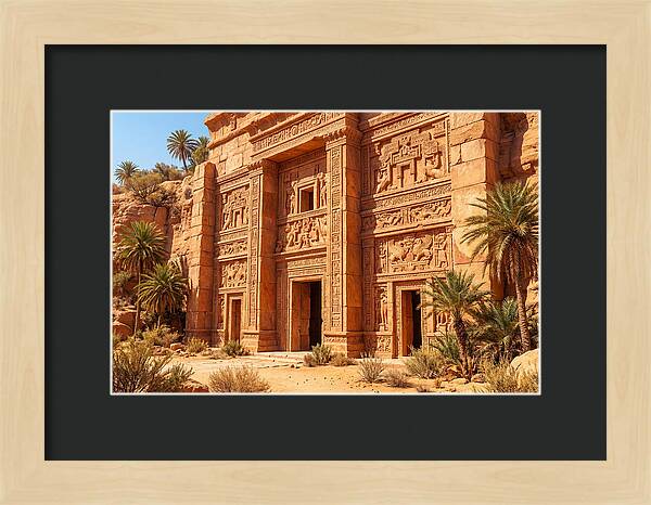 Carved Sandstone Facade