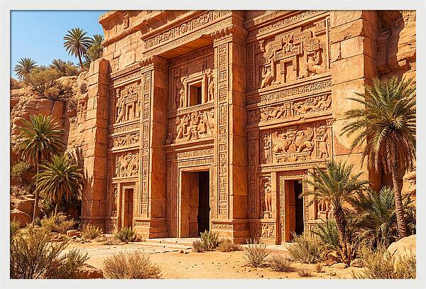 Carved Sandstone Facade