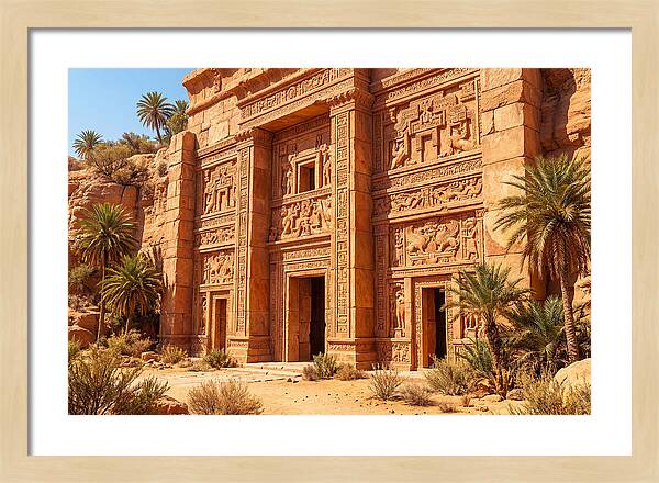 Carved Sandstone Facade