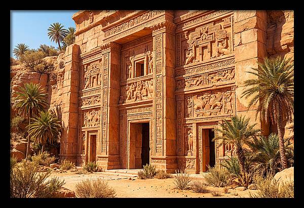 Carved Sandstone Facade