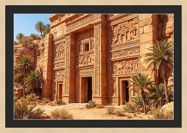 Carved Sandstone Facade