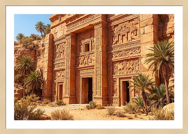 Carved Sandstone Facade