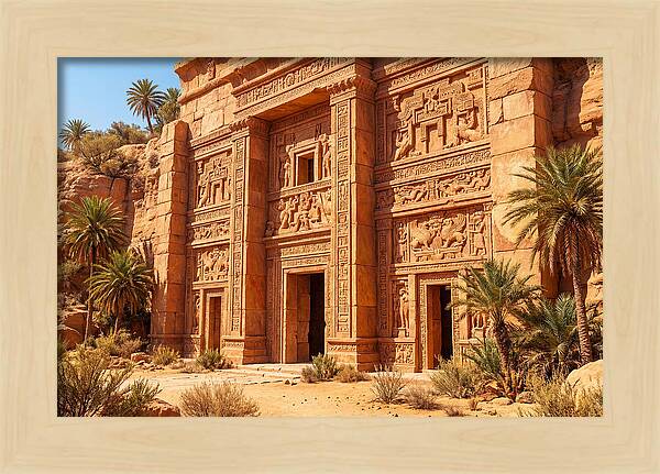 Carved Sandstone Facade