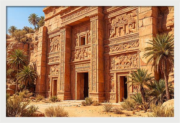 Carved Sandstone Facade