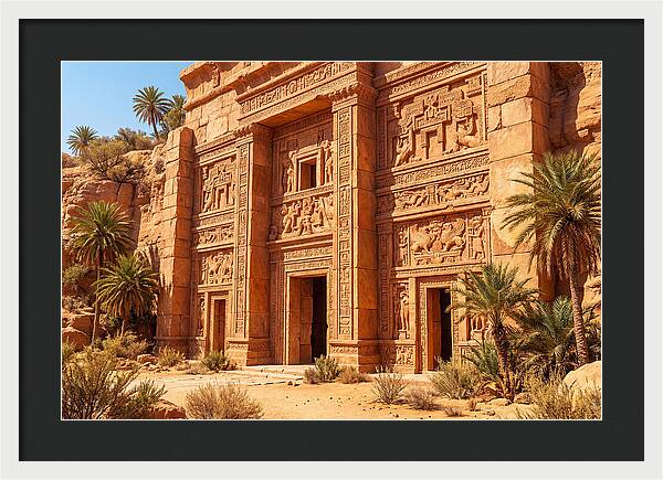 Carved Sandstone Facade
