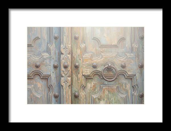 Carved Wooden Church Door