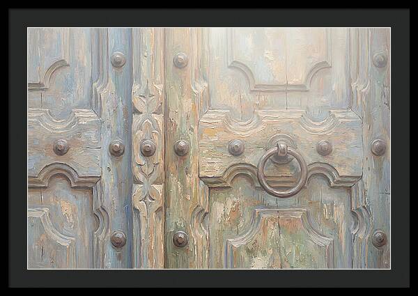 Carved Wooden Church Door