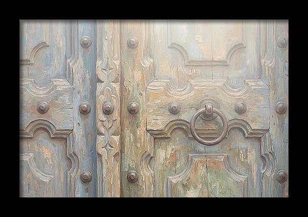 Carved Wooden Church Door