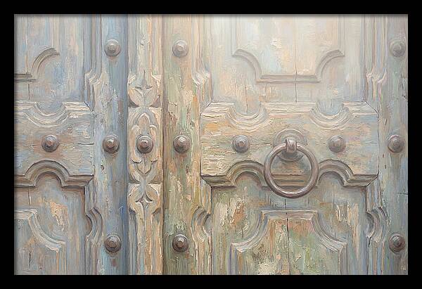 Carved Wooden Church Door