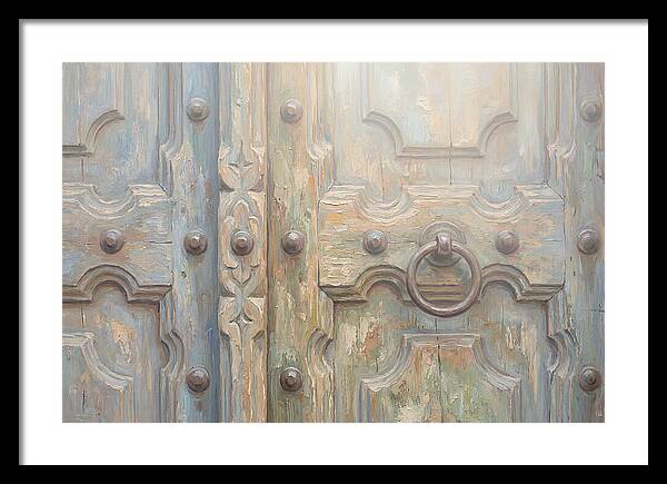Carved Wooden Church Door