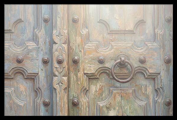 Carved Wooden Church Door