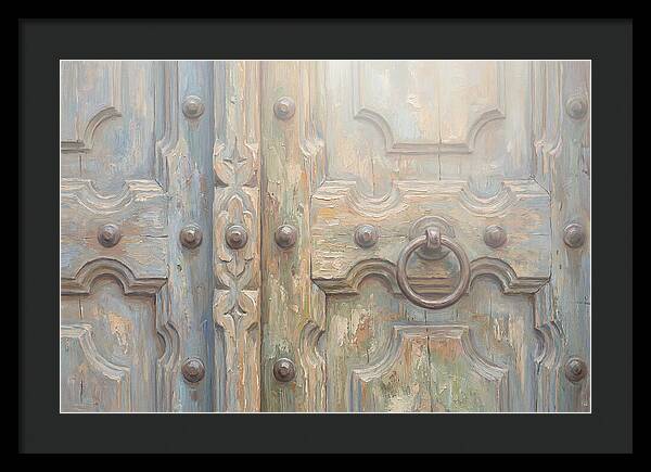 Carved Wooden Church Door