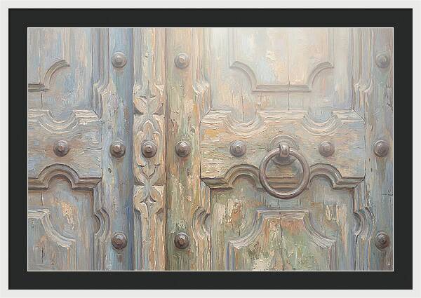 Carved Wooden Church Door