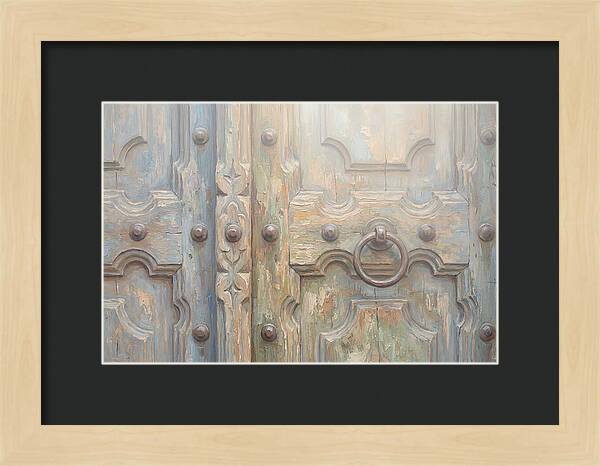 Carved Wooden Church Door