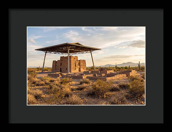 Casa Grande Ruins Under Sunset
