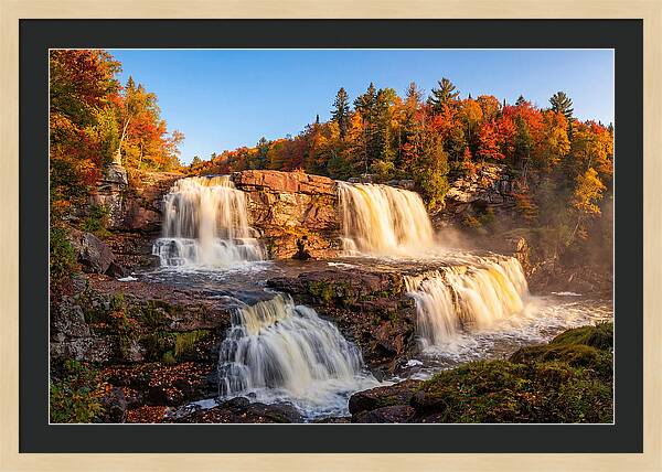 Cascading Autumn Serenity