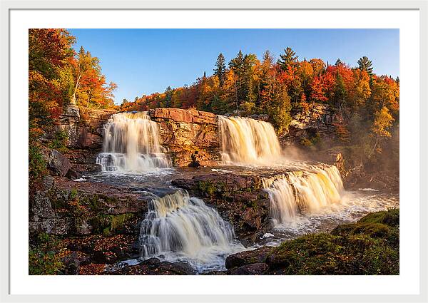 Cascading Autumn Serenity