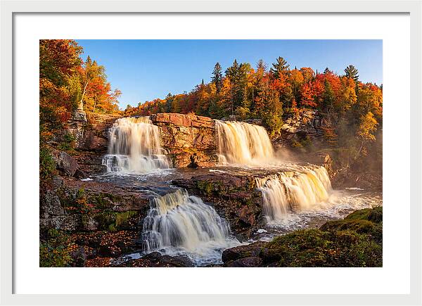Cascading Autumn Serenity