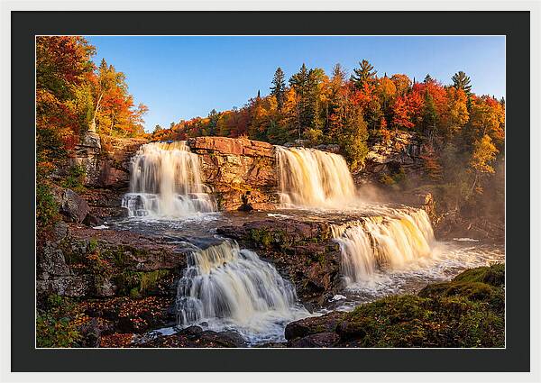 Cascading Autumn Serenity
