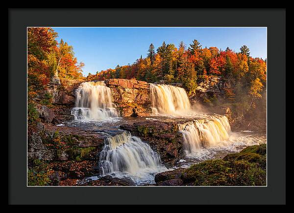 Cascading Autumn Serenity