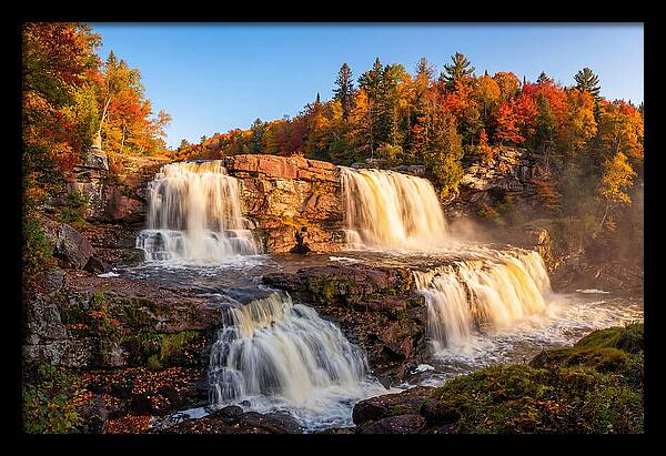 Cascading Autumn Serenity