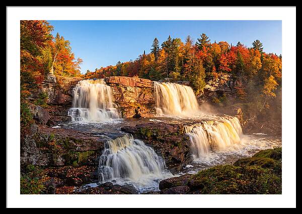 Cascading Autumn Serenity