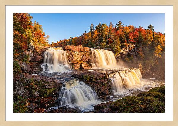 Cascading Autumn Serenity