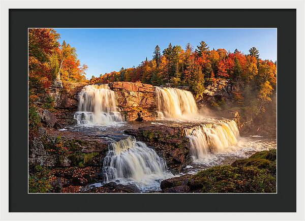 Cascading Autumn Serenity