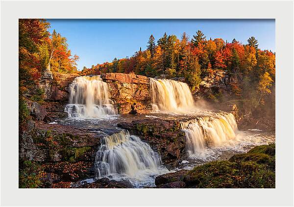 Cascading Autumn Serenity