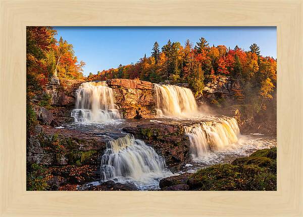 Cascading Autumn Serenity