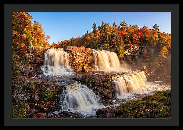 Cascading Autumn Serenity