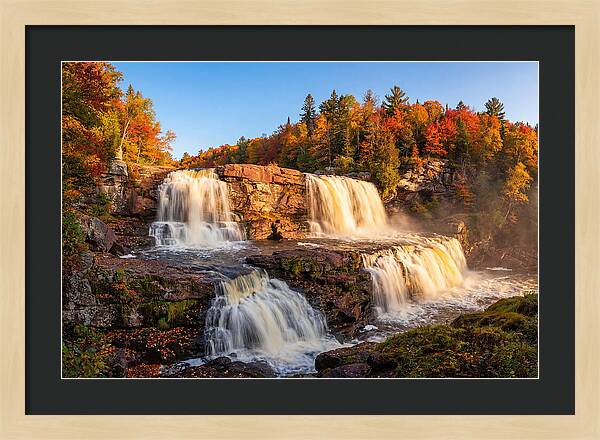 Cascading Autumn Serenity