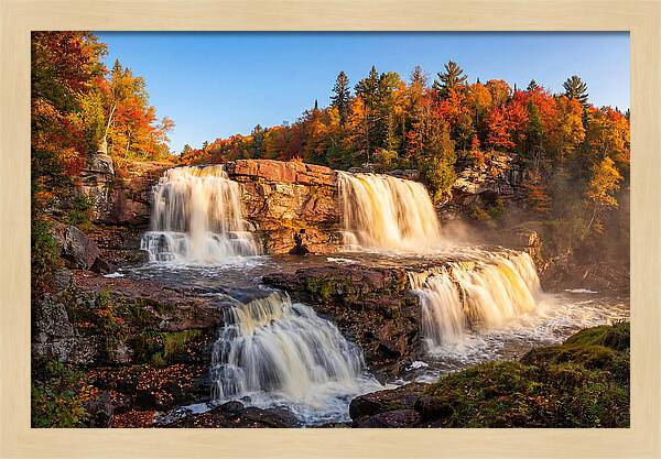 Cascading Autumn Serenity