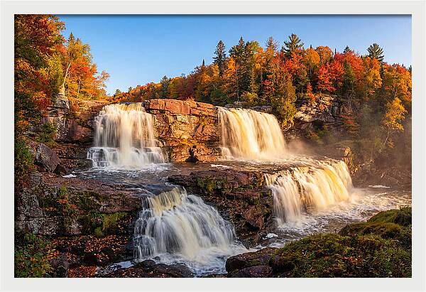 Cascading Autumn Serenity
