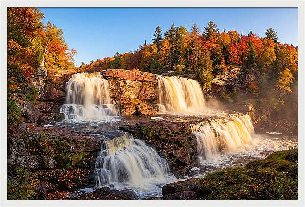 Cascading Autumn Serenity