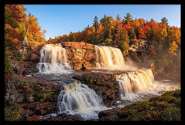 Cascading Autumn Serenity