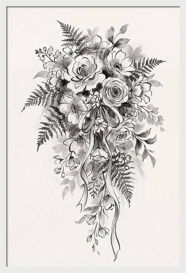 Cascading Bridal Bouquet