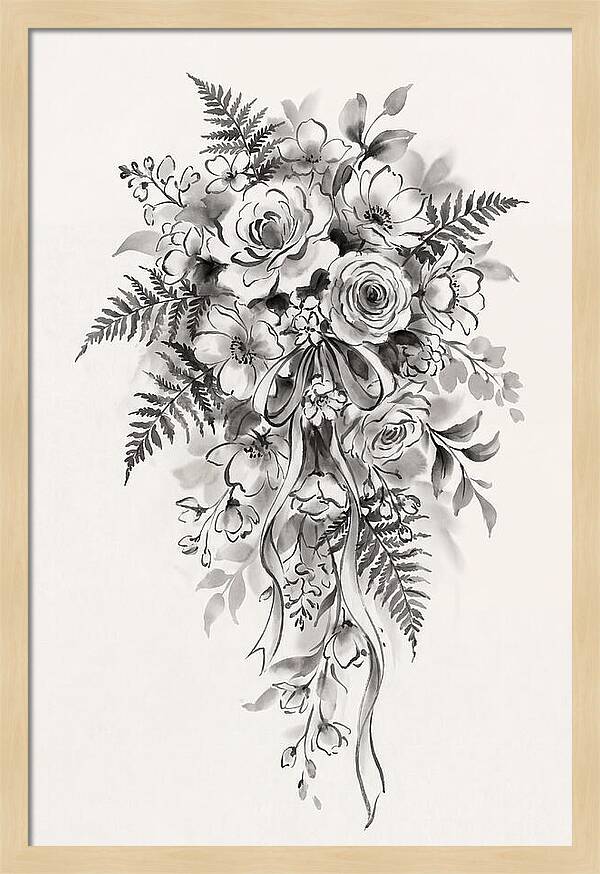 Cascading Bridal Bouquet
