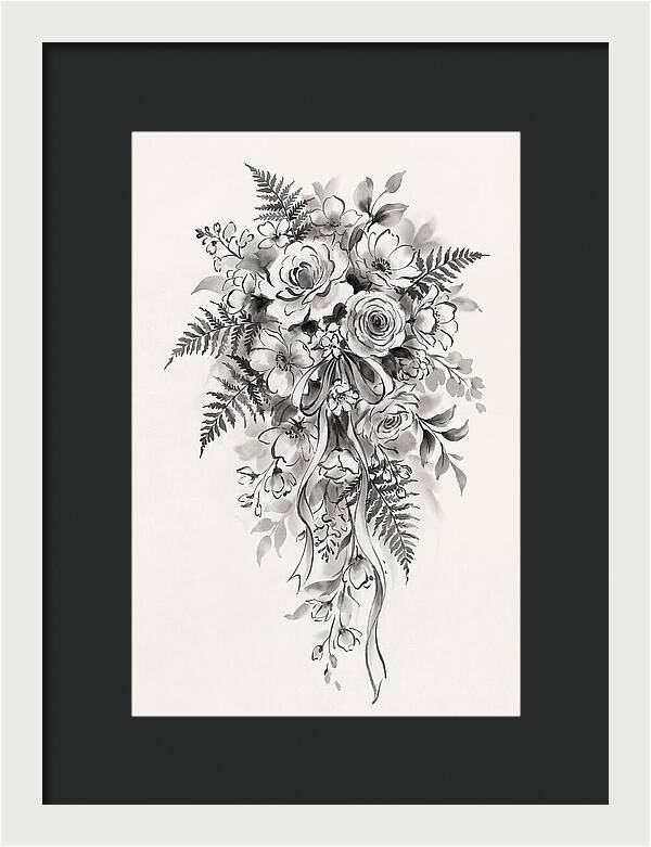 Cascading Bridal Bouquet