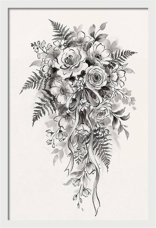 Cascading Bridal Bouquet