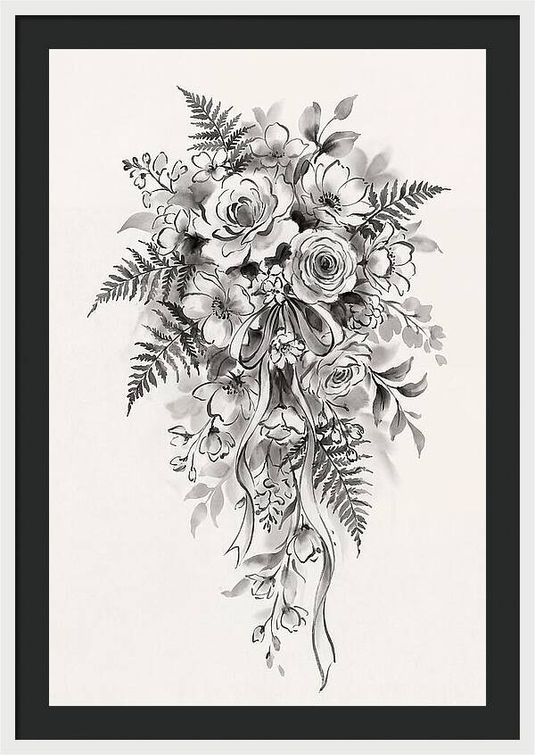 Cascading Bridal Bouquet